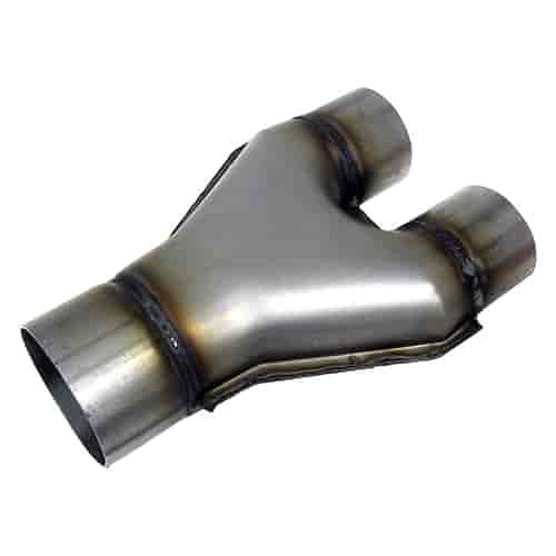 Jones Exhaust Su6-3Ss Stainless Steel Stamped Y-Pipe 3 Single Pipe 2.25 Dual Pip