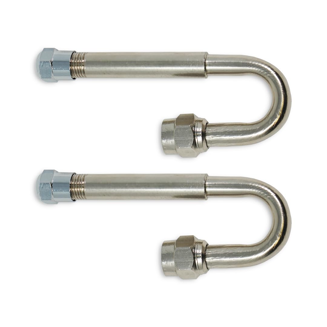 Tireminder 180 Degree Angled Valve Extender, 2 Pack