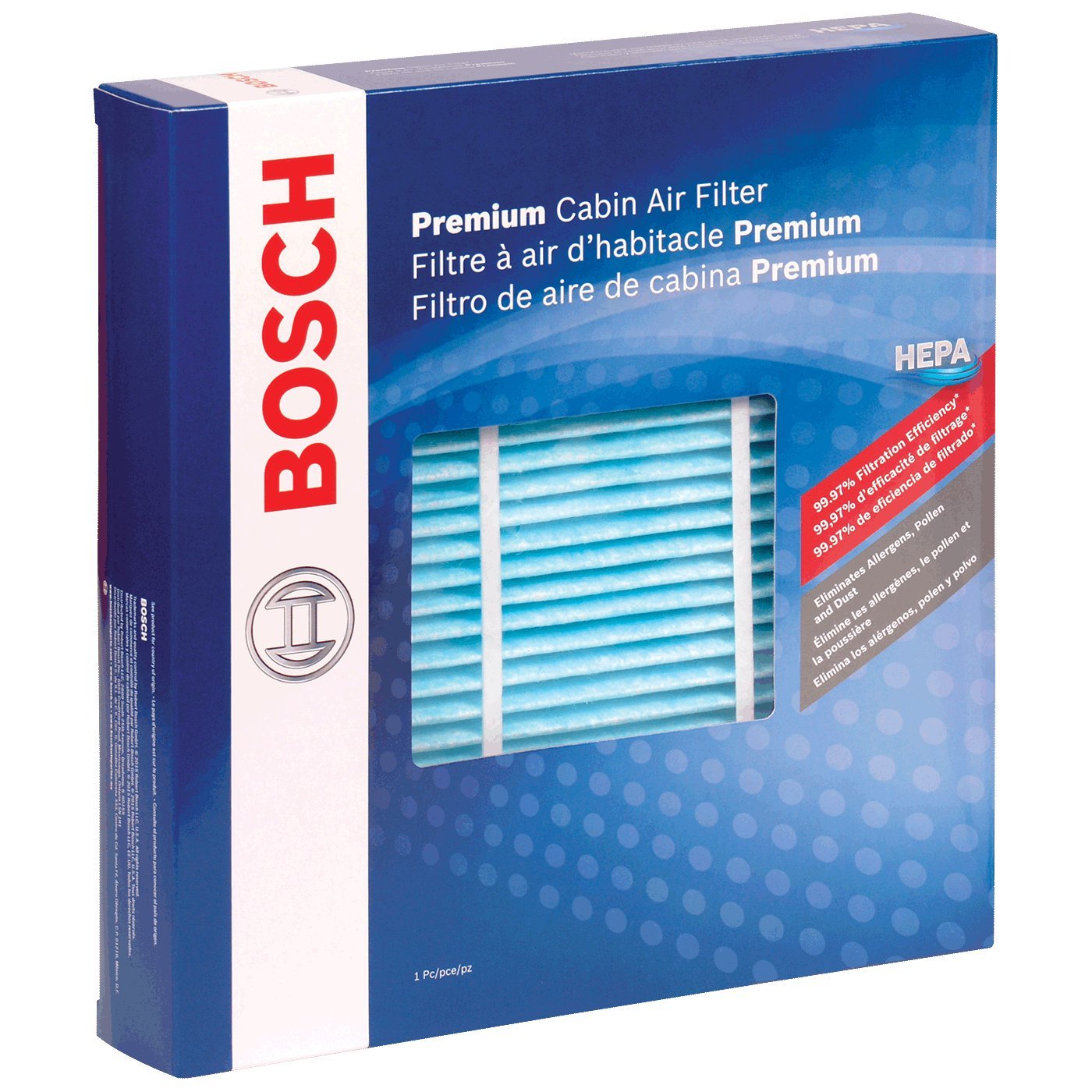 Bosch 6015C Hepa Cabin Air Filter - Compatible With Select Saab 9-3, 9-3X
