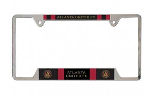 Wincraft Soccer Atlanta Fc Metal License Plate Frame