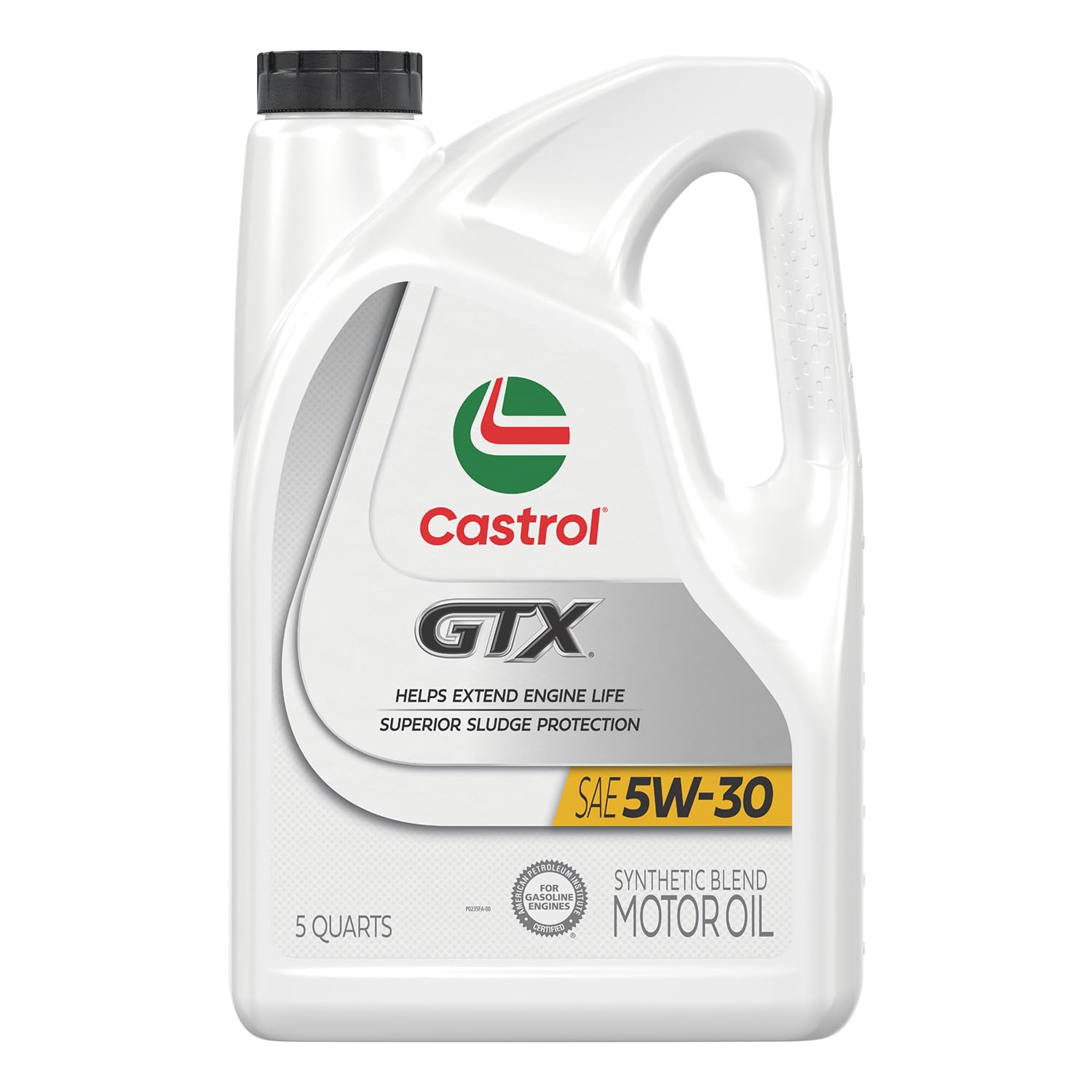 Castrol Gtx 5W-30 Synthetic Blend Motor Oil, 5 Quarts
