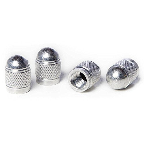 Circuit Performance Vc4 Series Silver Aluminum Valve Stem Caps (Set Of 4)