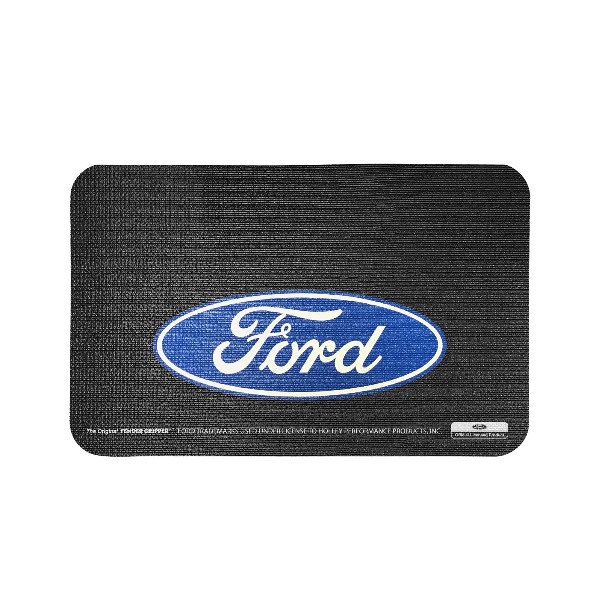 Fender Gripper Fg2101 Mat (Ford Blue Oval), 1 Pack, Black, 22X34