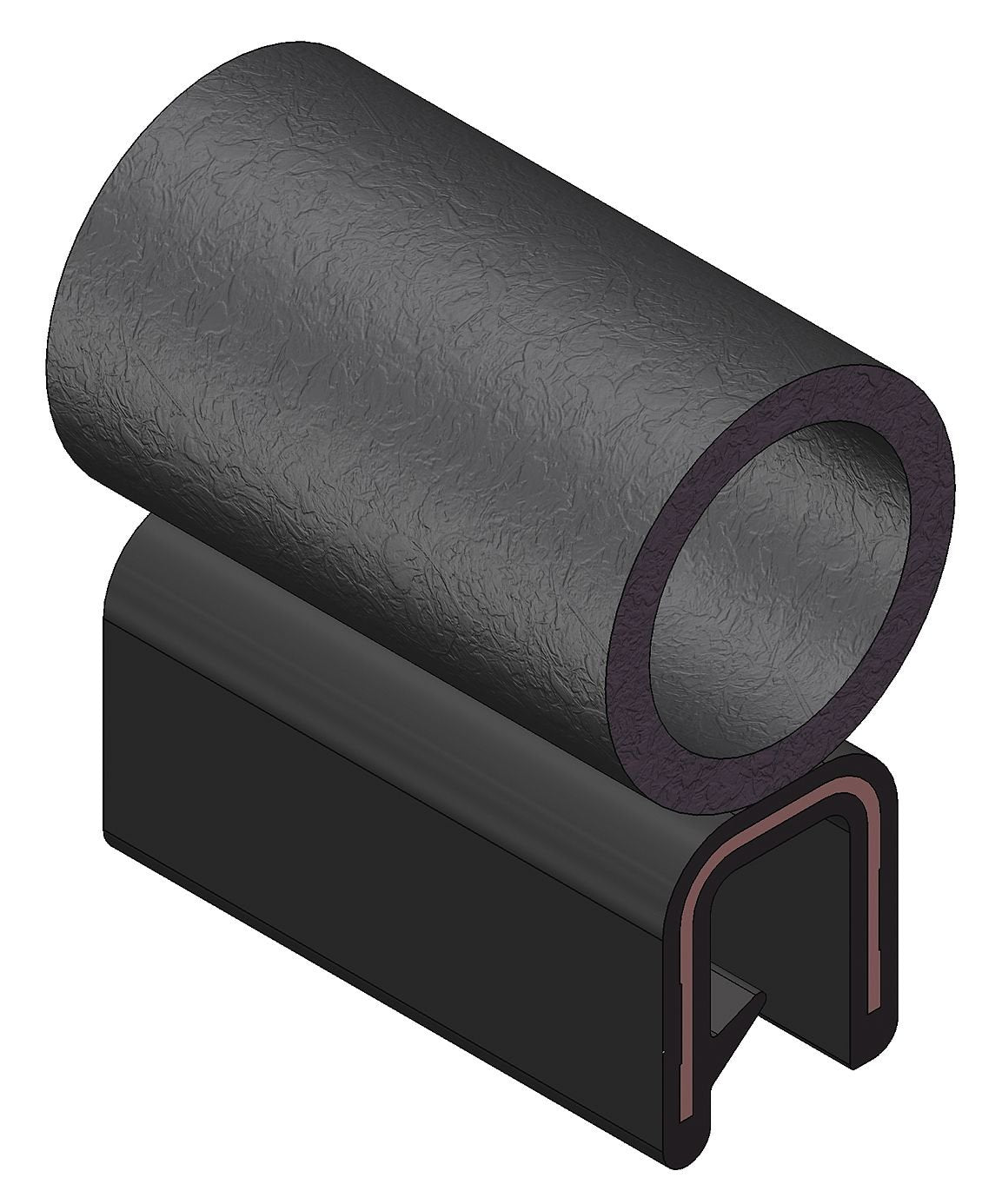 Trim-Lok Trim Seal With Top Bulb – Fits 1/4” Edge, 7/16” Bulb Seal Diameter, 25’ Length – Pvc Plastic Trim With Epdm Rubber Seal, Easy To Install For Cars, Boats, Rvs, Trucks, And Home Applications, Black (4100B3X1/4C-25)