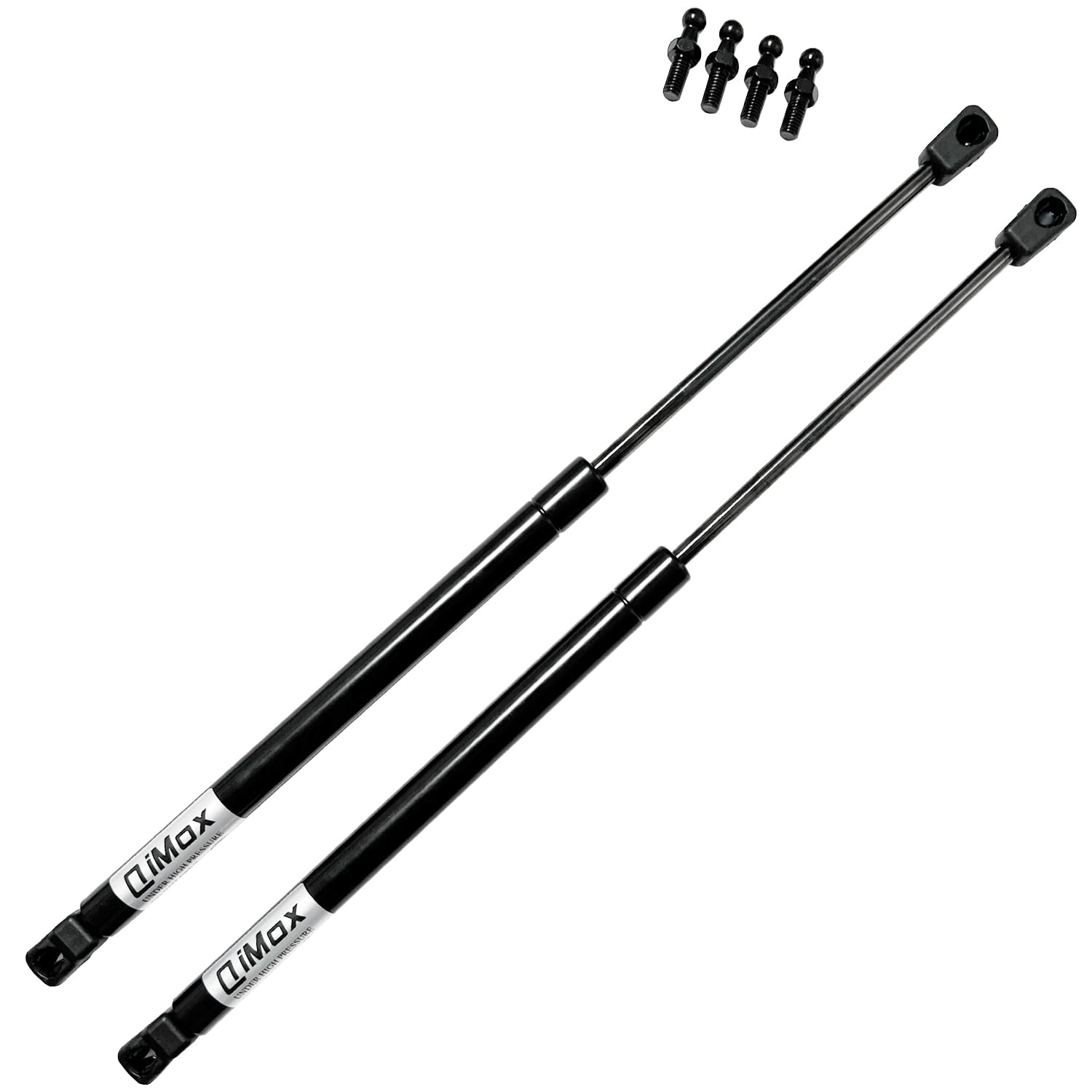 Qty(2) Qimox Gas Charged Front Hood Lift Supports Struts Shocks Springs Props Compatible With Lexus Gx470 2003-2009 / Toyota 4Runner 2003-2009