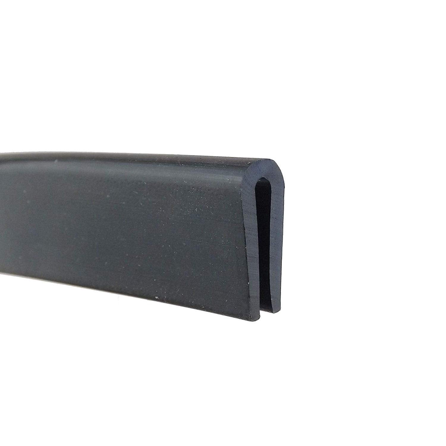 M M Seals Edge Trim Rubber, Fits Edge Up To 1/16 Inch (1.6Mm), Length 10 Feet (3.05 Meter)