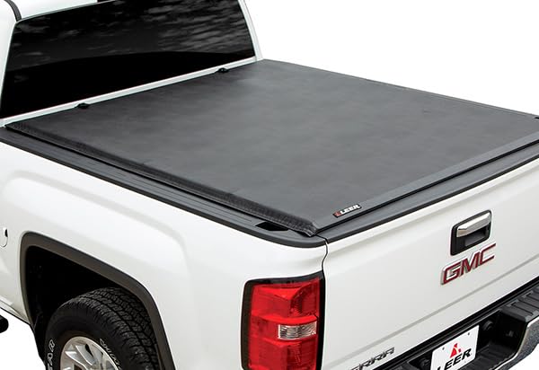 Leer Sr250 | Fits 2004-2014 Ford F-150 With 5.6 Ft Bed | Sturdy, Easy Install, Soft Rolling Truck Bed Tonneau Cover | 610284, Black