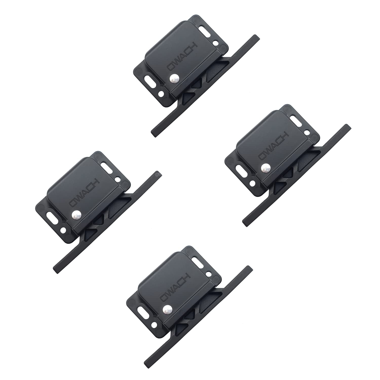 4 Pack Owach Grabber Catch 5Lbs Rv Drawer Latch (Cl-308) For Rv Motorhome Trailer Camper Marine Boat Cabinet Door Replacement Southco C3-805 (5 Lbs, Black, 4 Pack)