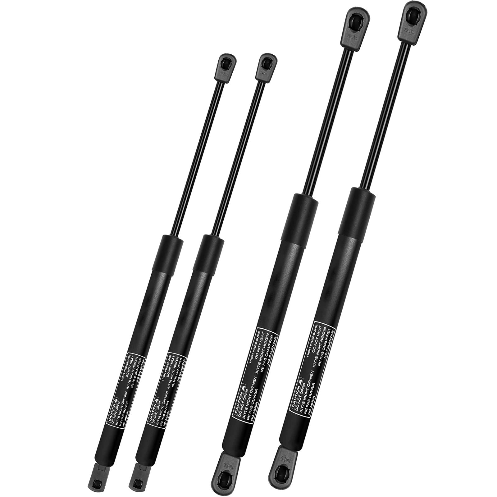 4 Pcs Rear Window And Tailgate Lift Supports Struts Replacement For Cadillac Escalade Chevrolet Suburban 1500 2500 Tahoe Gmc Yukon 2000-2005