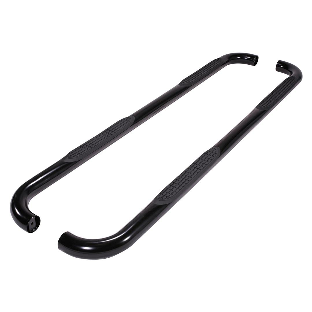 Trailfx A0060B Steel Round Black Powder Coated Nerf Bar