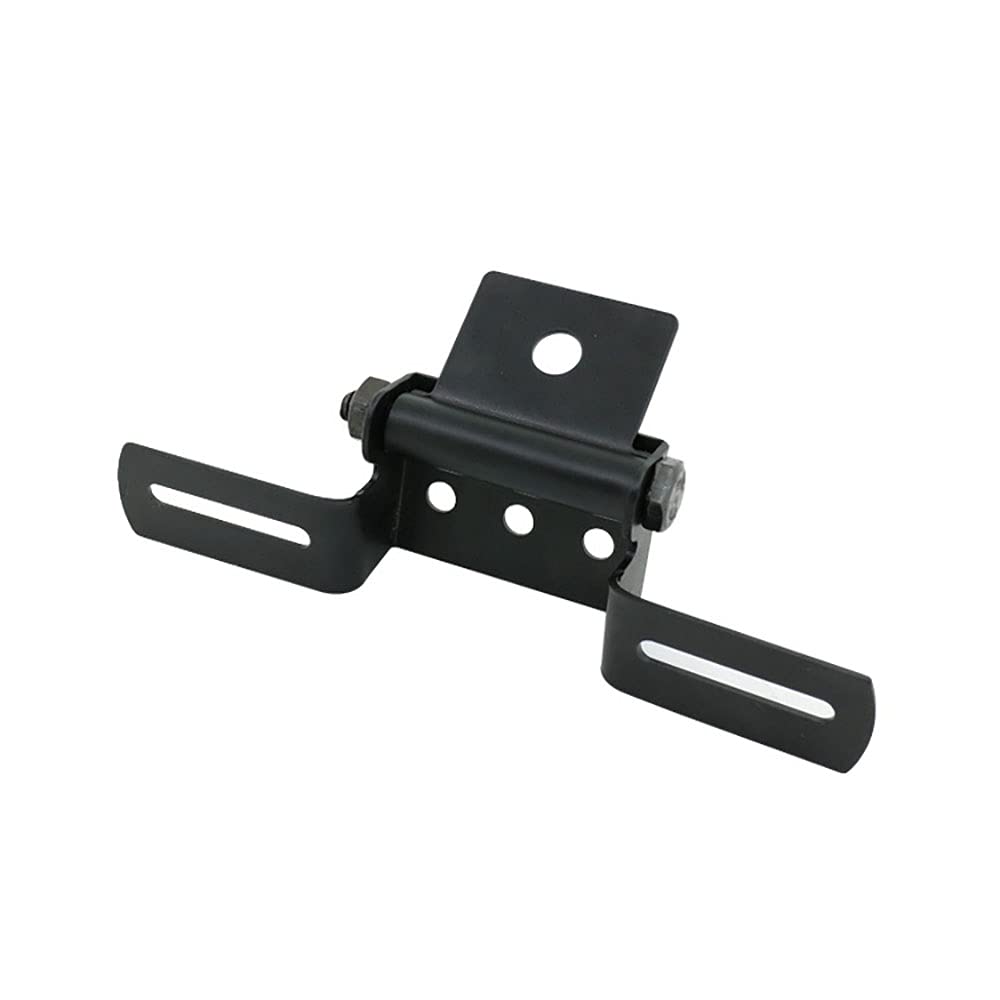 WANLIAN Adjustable Motorcycle License Plate Bracket - Universal Folding Fender Eliminator Holder for Motorcycles