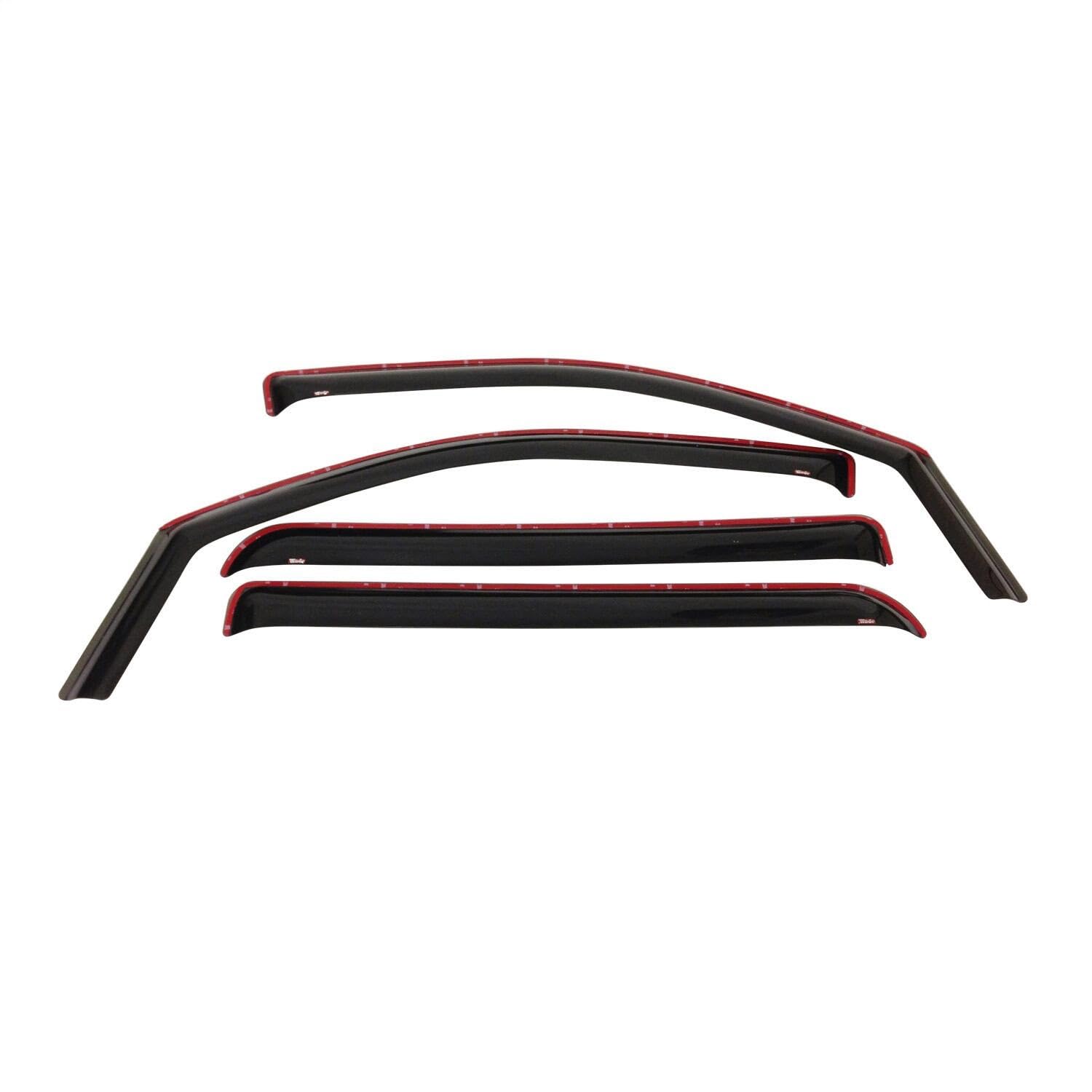Westin 72-39497 In-Channel Wind Deflector 4Pc Fits 2000-2006 Silverado Sierra Suburban Yukon Xl Yukon Xl Denali 2007 Silverado Sierra Classic Crew Cab 2002-2006 Avalanche 2001-2006 Denali Xl
