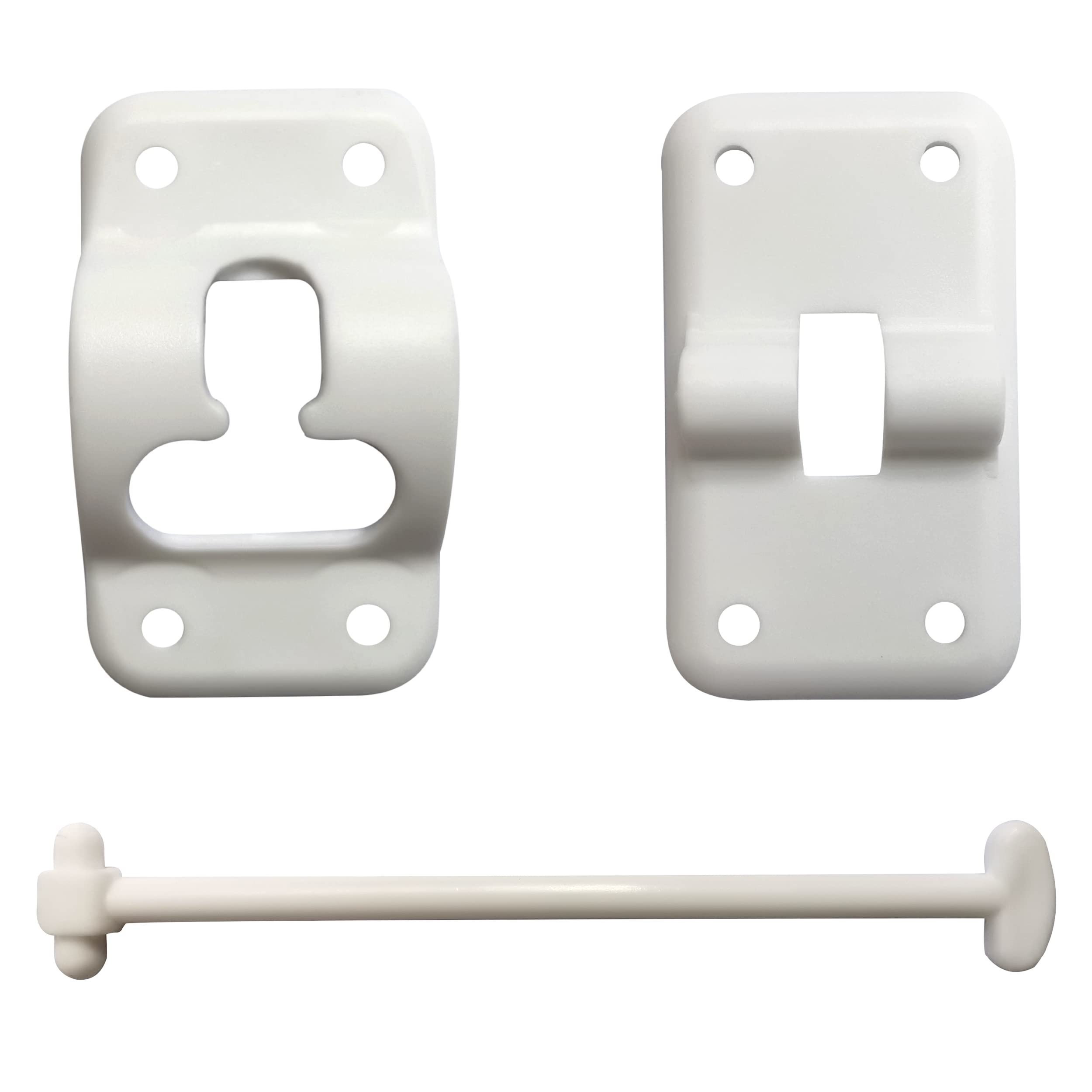 Nu-Set Lock | Rv010 Rv Door Holder | Rv Accessories & Door Hardware (White)
