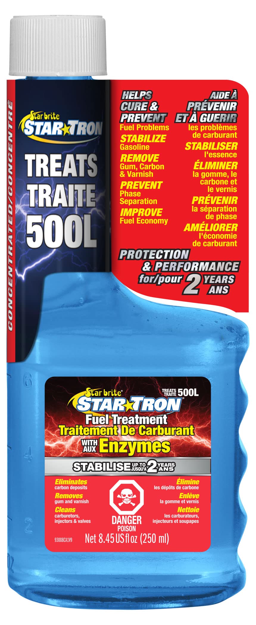Star Brite Tron Enzyme Fuel Treatment Gas Additive (8-Ounce)