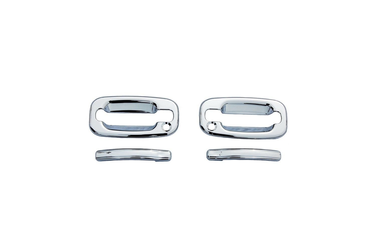 Auto Ventshade 685203 Chrome Door Handle Cover Without Passenger Keyhole, 2 Piece