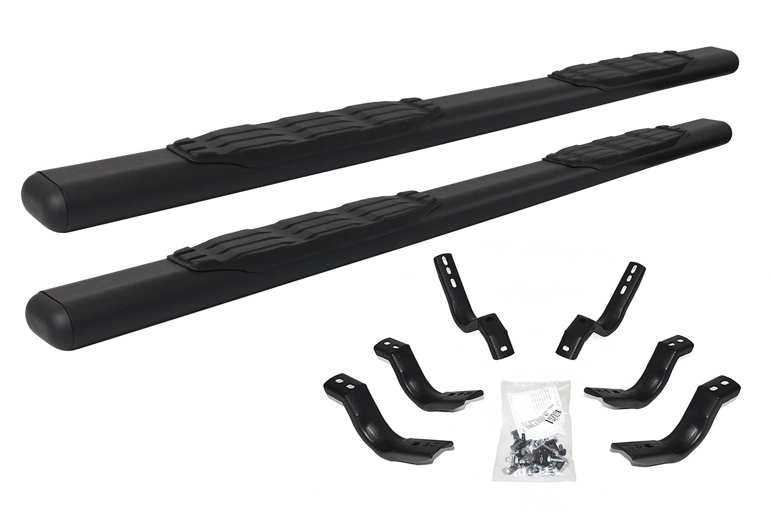 Go Rhino 105412687T 5 1000 Series Side Steps With Mounting Brackets Kit For 04-14 F-150 (Crew Cab Pickup)