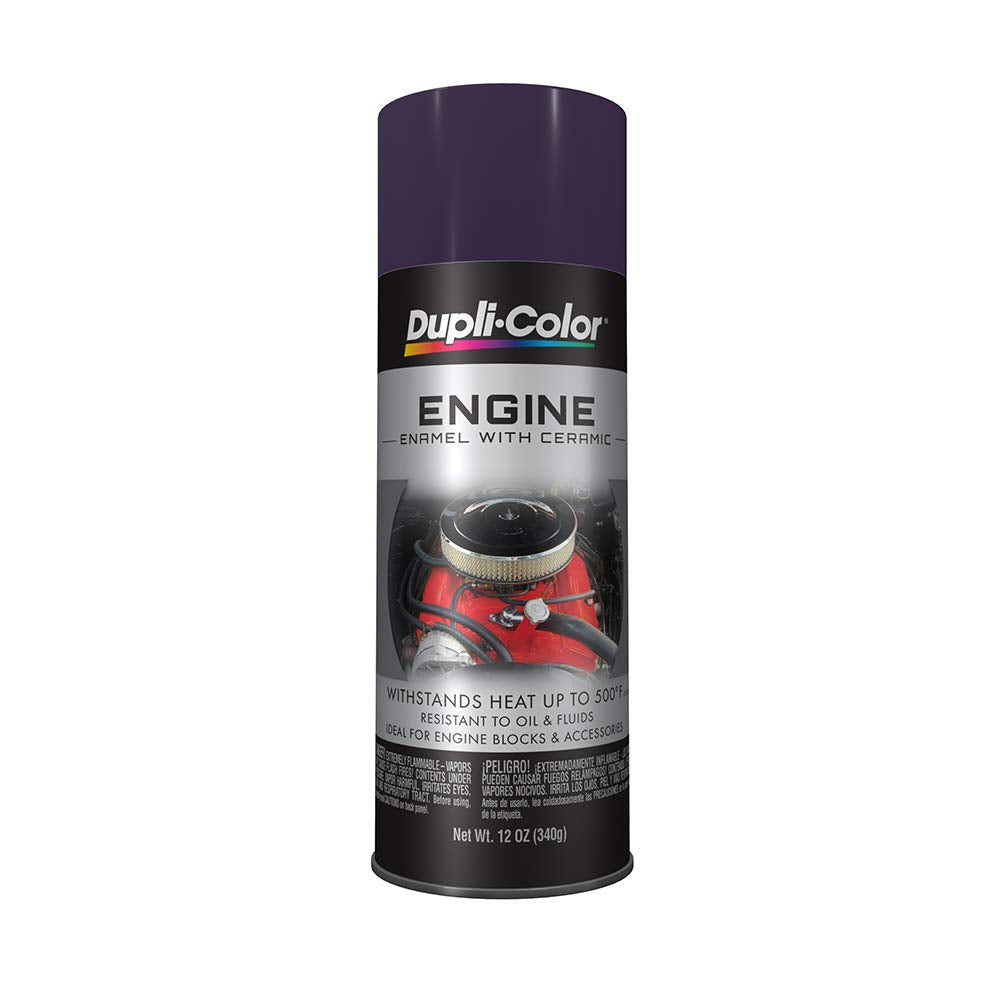 Dupli-Color (De1640-6 Pk Plum Purple Engine Enamel With Ceramic - 12 Oz. Aerosol, (Case Of 6)