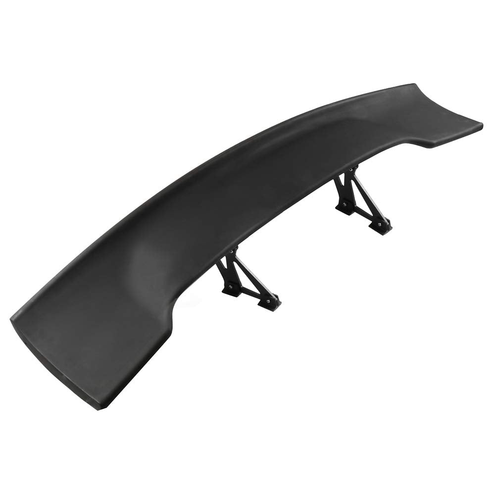 Cciyu Black Abs Rear Spoiler Wing Universal Accessories For Chrysler For Chevy For Ford For Lincoln For Mazda For Mercury For Toyota For Volkswagen Series Stylish Trunk Spoiler Wing