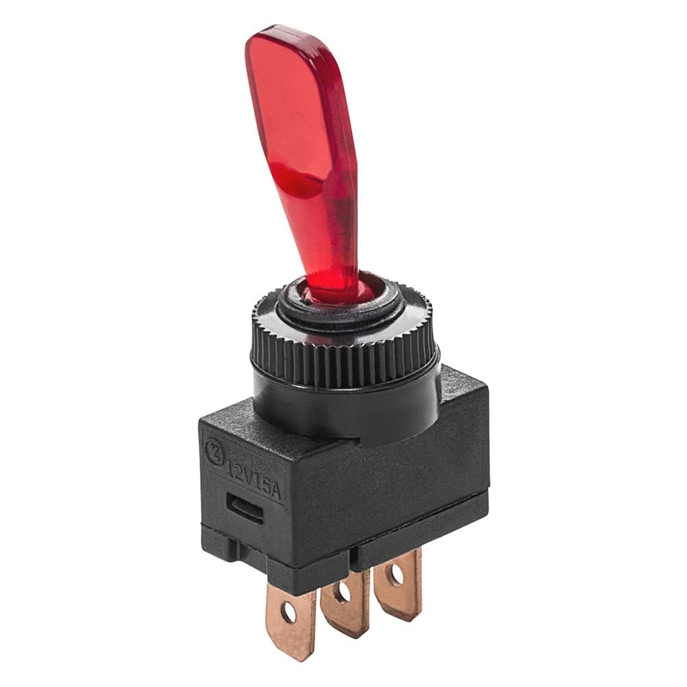Whitecap S8084C Illuminated Toggle Switch [Mom. On/