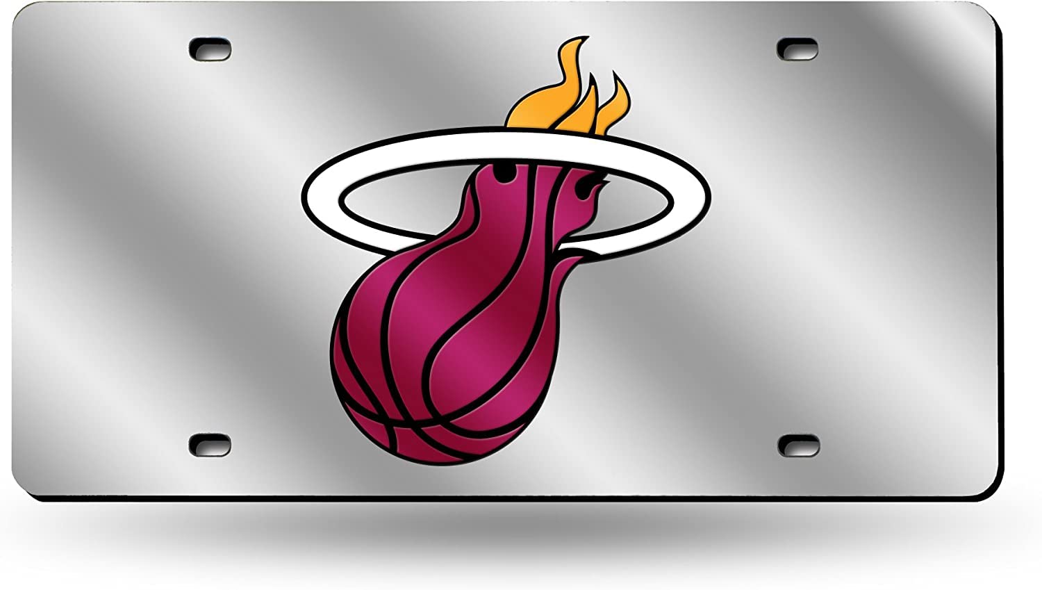 Rico Industries Miami Heat Laser Cut License Plate