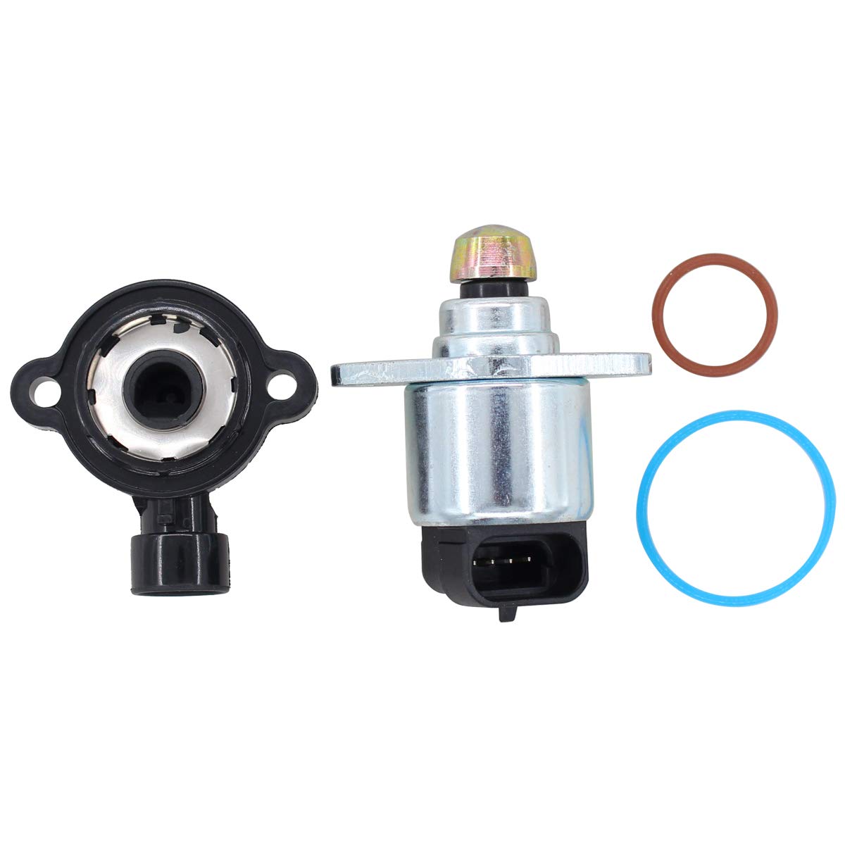 Newyall Set Of 2 Tps Throttle Position Sensor And Idle Air Control Iac Valve