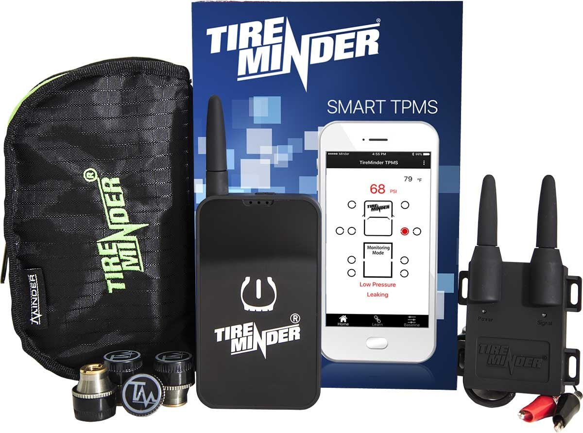 Tireminder Smart Tpms With 4 Transmitters For Rvs, Motorhomes, 5Th Wheels, Motor Coaches And Trailers