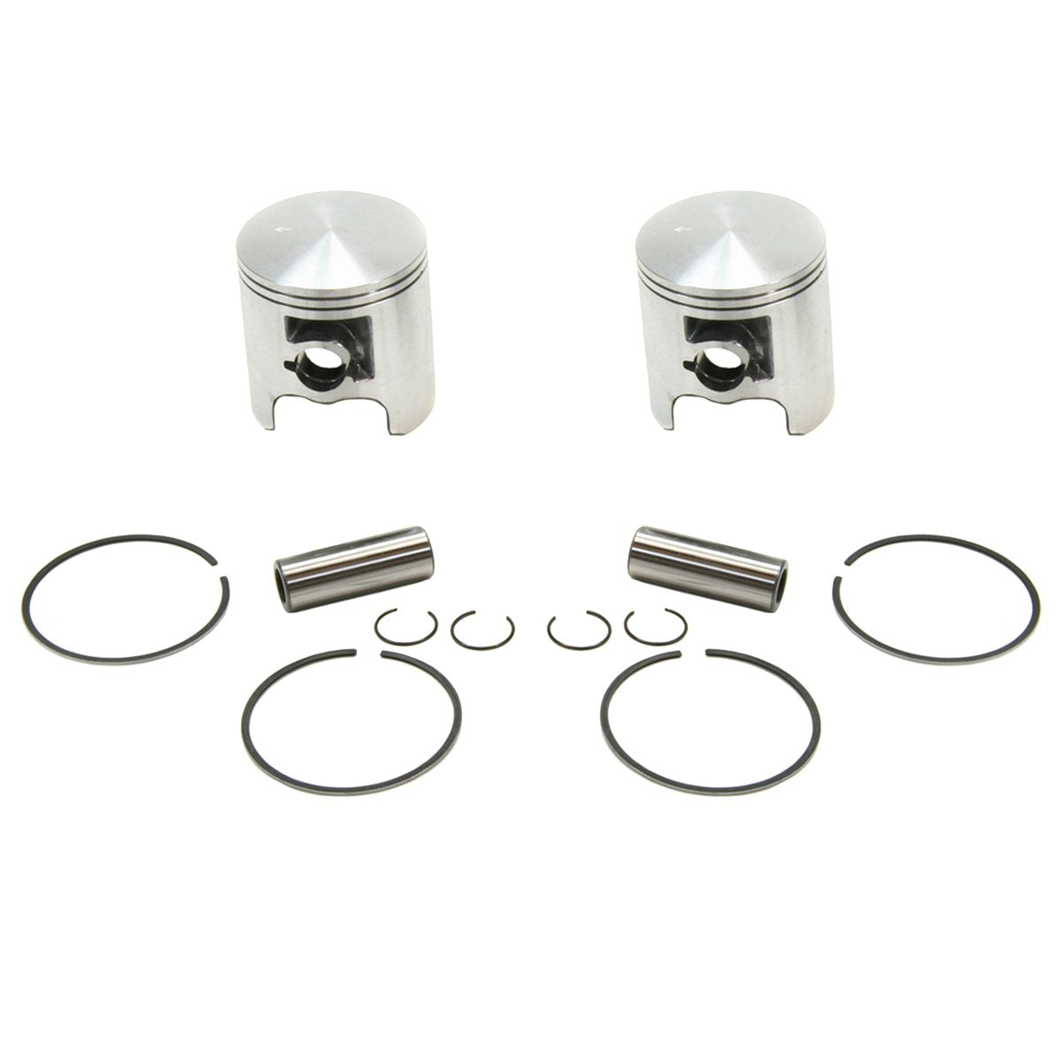 Spi, 09-817N, 2 Standard Bore Piston Kits For Yamaha Exciter 570 Fits 1987-1993 Models - 73Mm