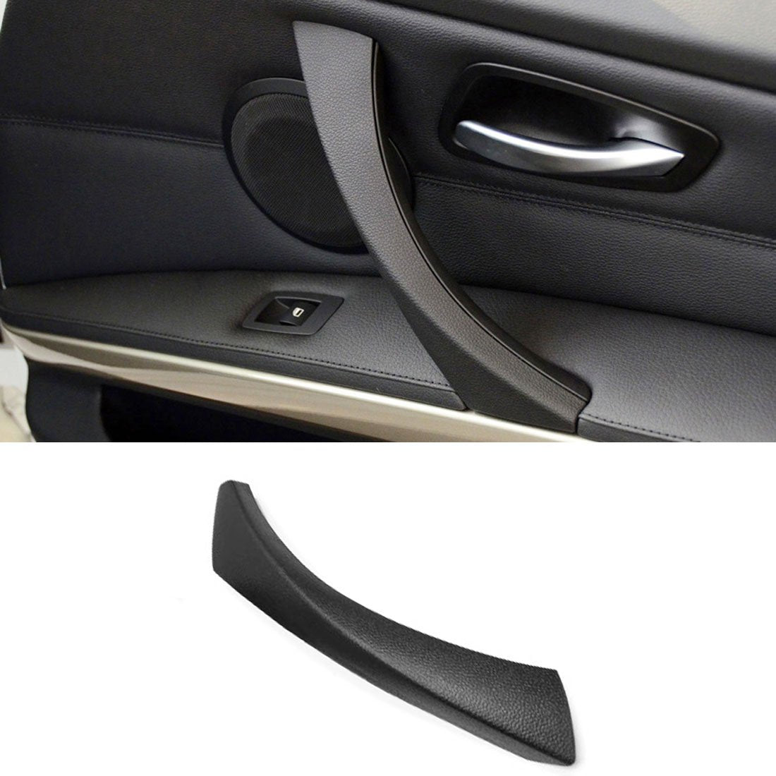 Jaronx For Bmw 3 Series E90/E91 Door Clasp Handle, Right Front/Right Rear Door Handles Outer Cover Interior Door Trim Covers (Fits:Bmw 323 325 328 330 335)