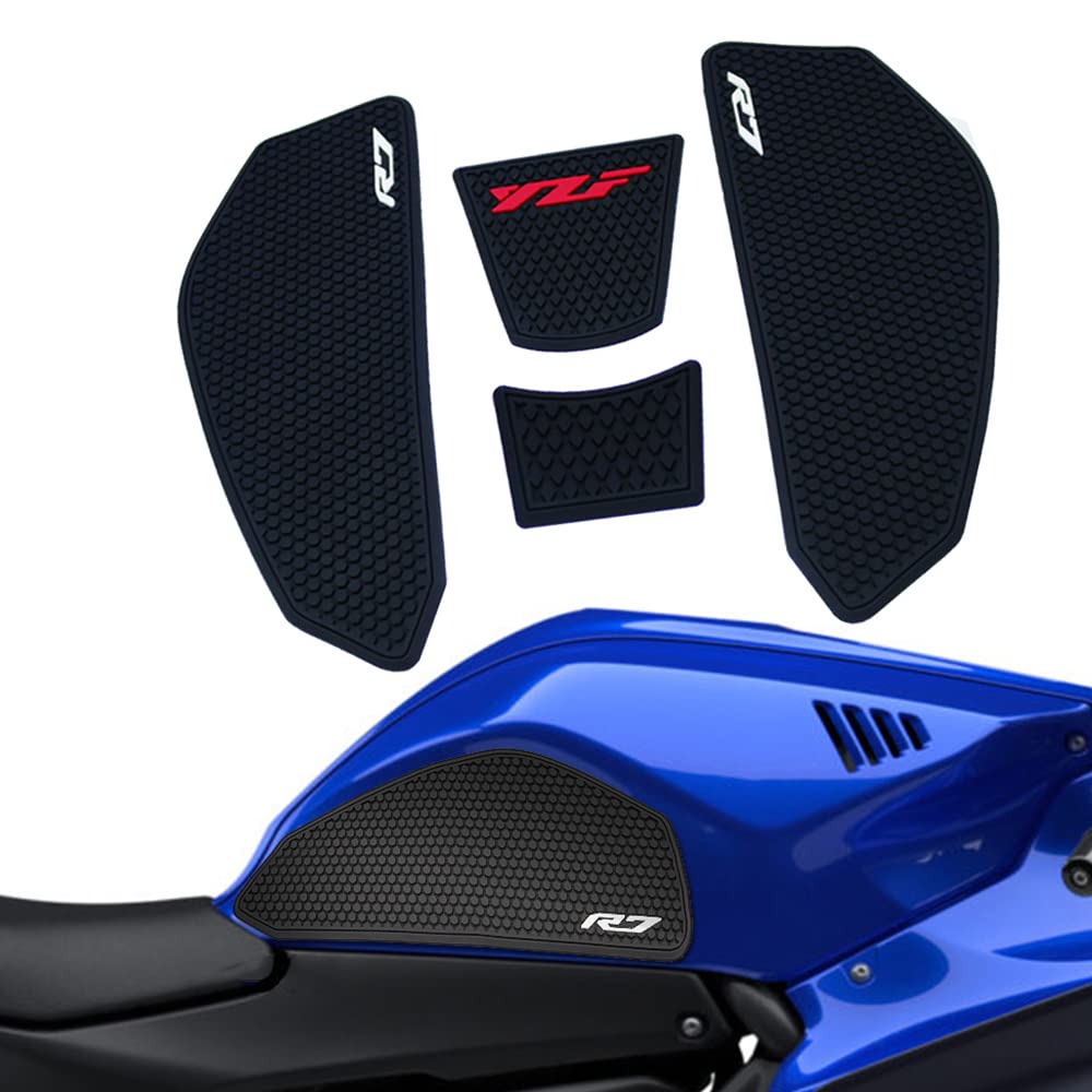 For Yzfr7 R7 2024 2023 2022 2021 Motorcycle Tank Traction Pad Anti Slip Sticker Gas Knee Grip Protector Yzf R7 Tank Pad