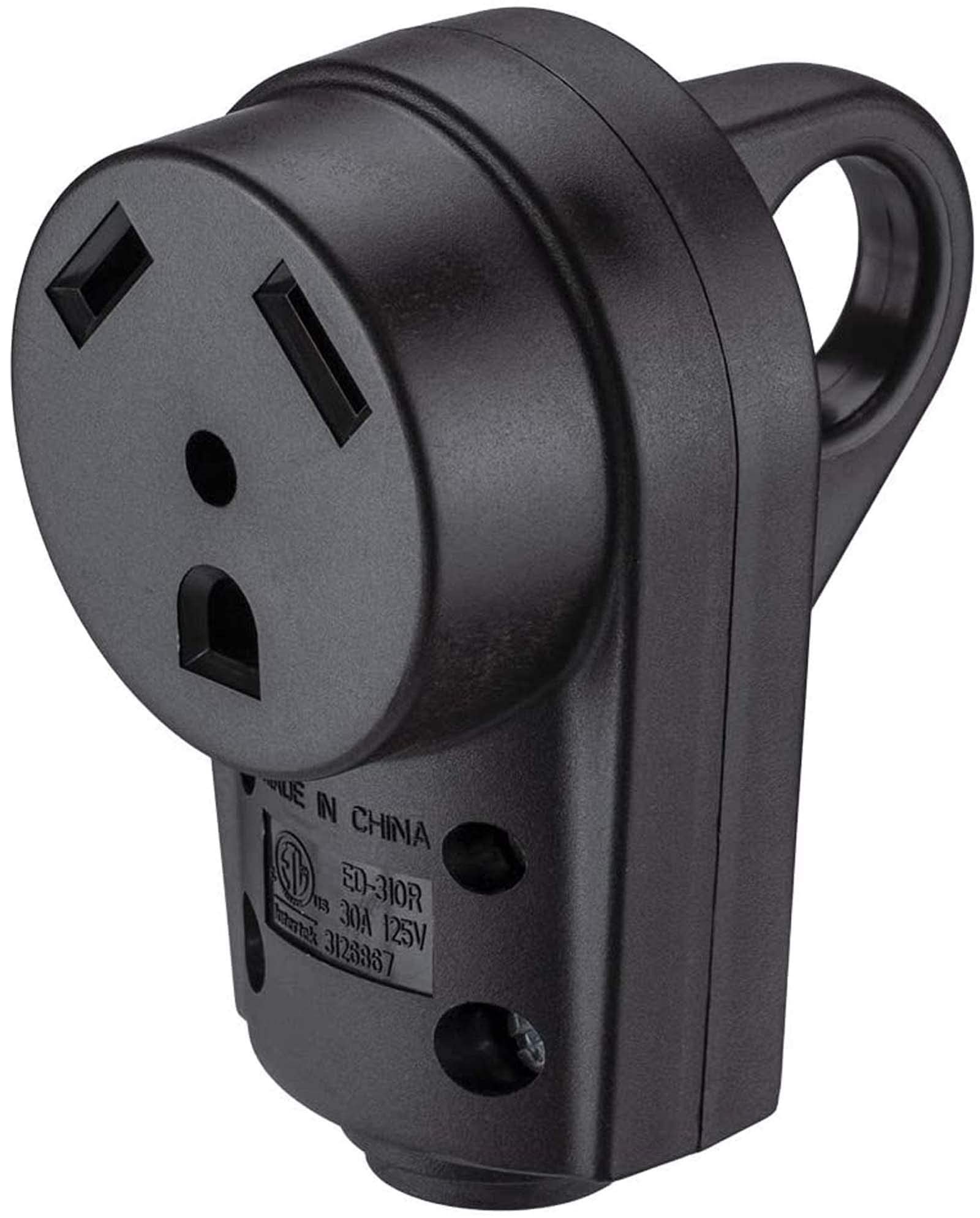 Miady 30Amp Rv Replacement Female Plug With Easy Unplug Design, Etl Certified