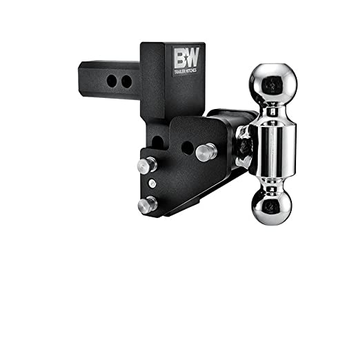 B&W Trailer Hitches Multipro Tow & Stow - Fits 2 Receiver, Dual Ball (2 X 2-5/16), 2.5 Drop, 10,000 Gtw -Ts10063Bmp