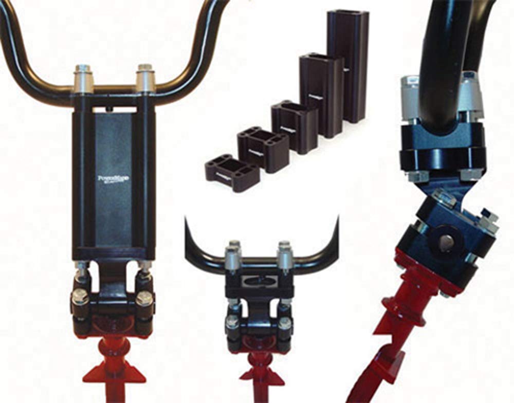 Powermadd 45400 Universal Pivoting Riser - 3 - Black