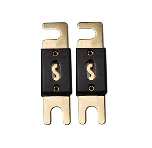 Anl Fuse 200A 200 Amp For Car Vehicle Marine Audio Video System Gold 2 Pack (200 Amp)