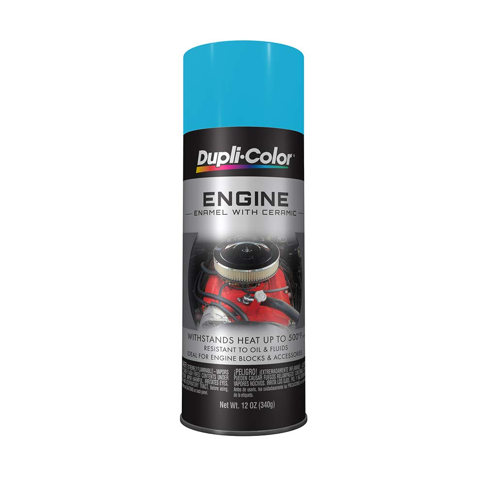 Dupli-Color (Ede164307-6 Pk Torque N' Teal Engine Enamel With Ceramic - 12 Oz. Aerosol, (Case Of 6)