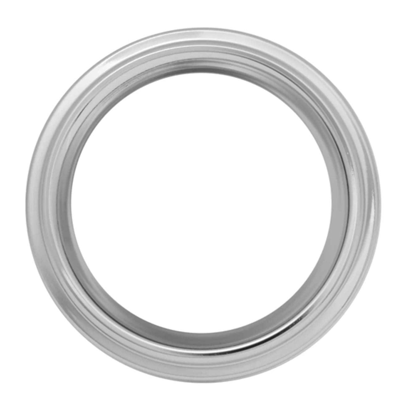 Gg Grand General 68184 3-3/8 Inches Chrome Gauge Cover For Kenworth And Peterbilt Pyrometer