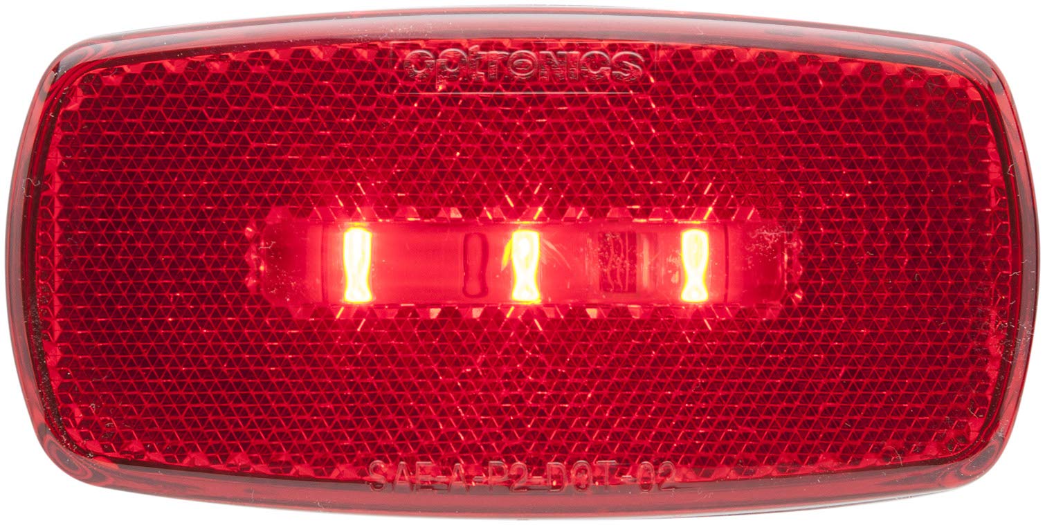 Optronics Mcl32Rbbp Led Surface Mount Marker/Clearance Light Wiht Reflex