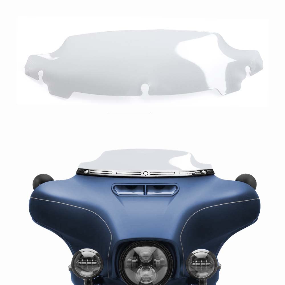 Wynmoto 4.5 Clear Tint Windshield Windscreen Compatible For Harley Touring Electra Street Glide 2014 2015 2016 2017 2018 2019 2020 2021 2022