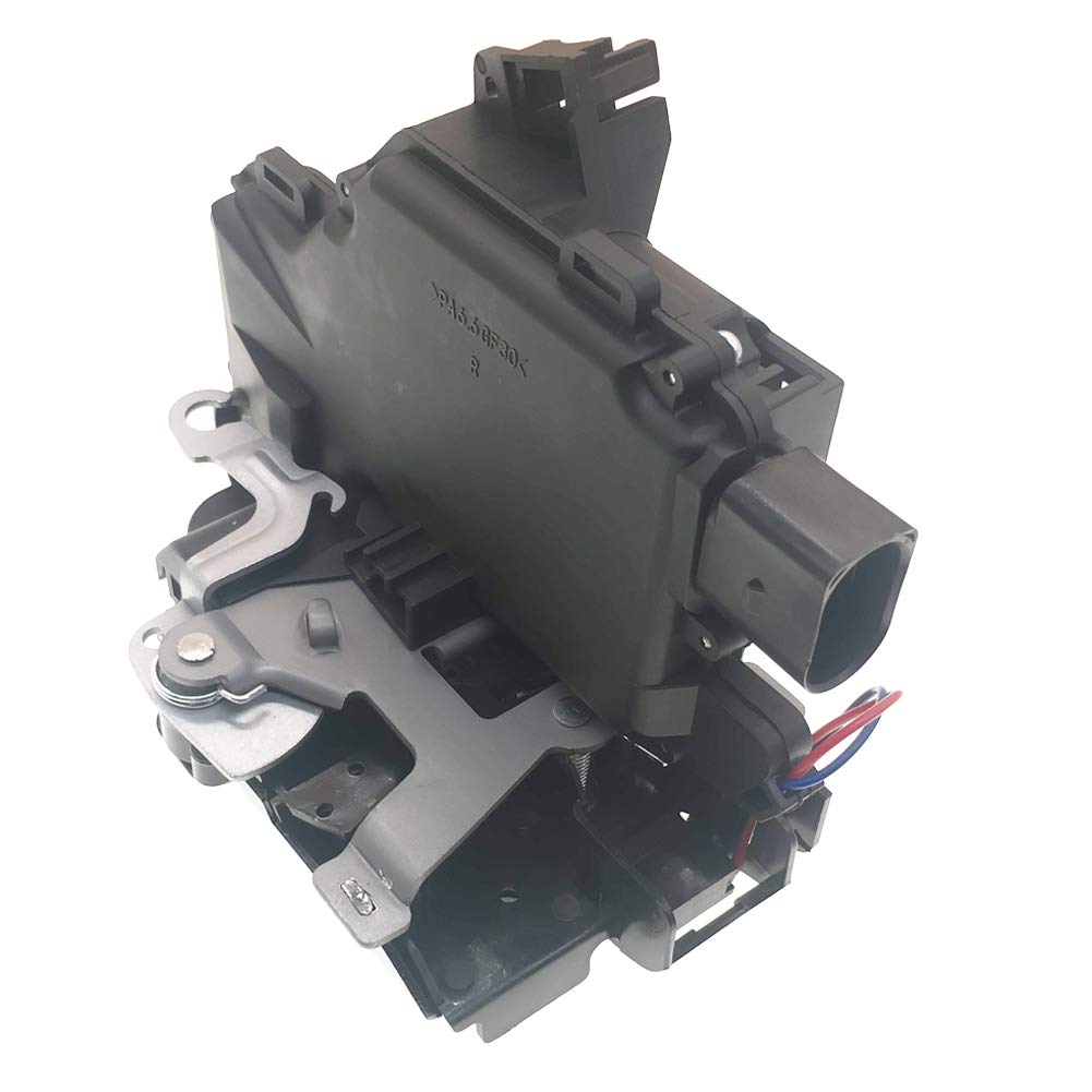 Door Lock Latch Actuator 3B1837016A Front Right Hand Passenger Side Compatible With Volkswagen Vw Beetle Golf Gti Passat Rabbit (8 Pin)
