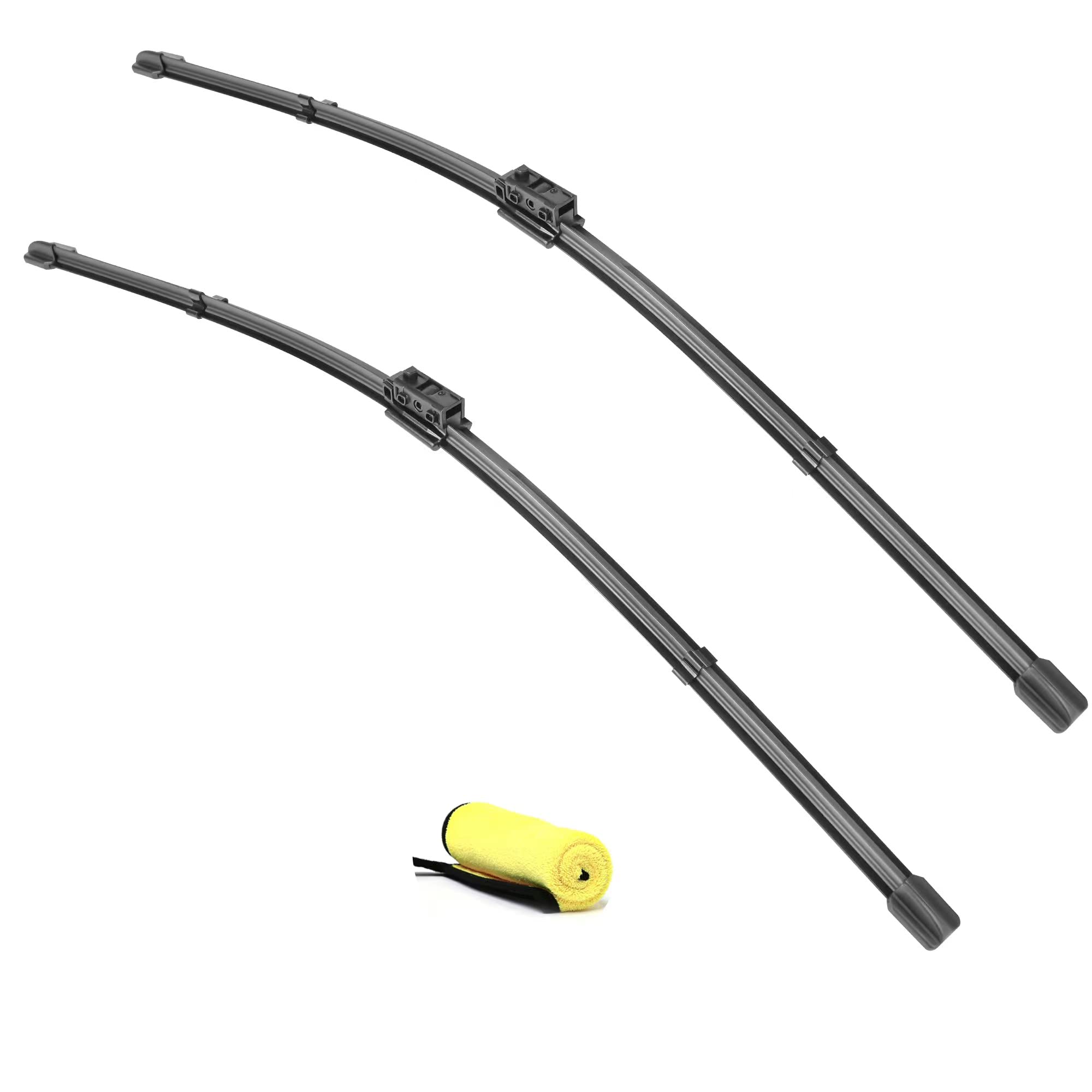 Windshield Wipers 22+22(Top Lock Mb,Set Of 2)Replacement For Mercedes-Benz C300,C350E,C400,C43Amg,C450Amg,C63Amg,C63Amg S,Glc300,Glc350E,Glc43,Amg,Glc63Amg,Glc63 Amg,Glc63 Amg S