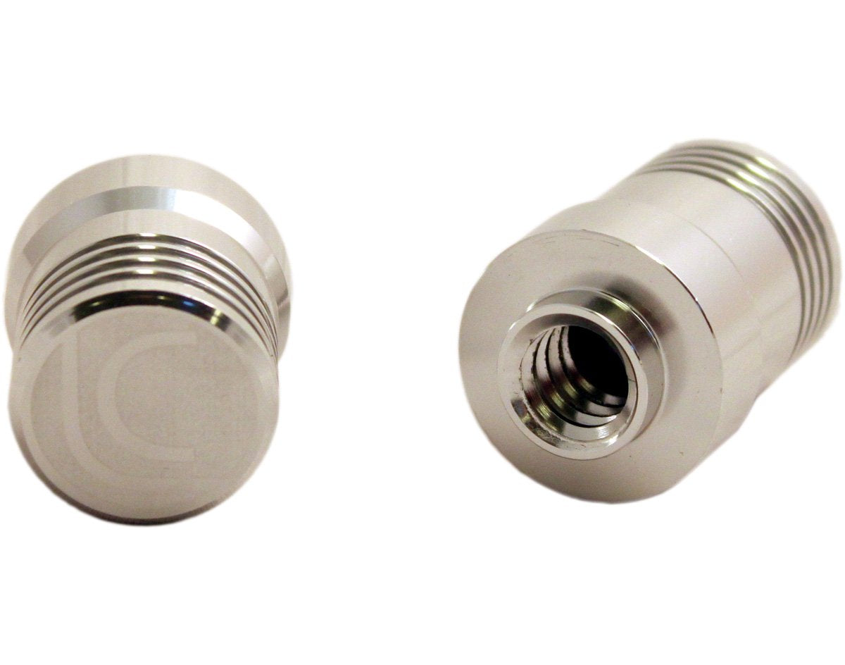 Lucasi Jpa-Lc Custom Branded Quick Release Aluminum Joint Protectors, Psycho Silver