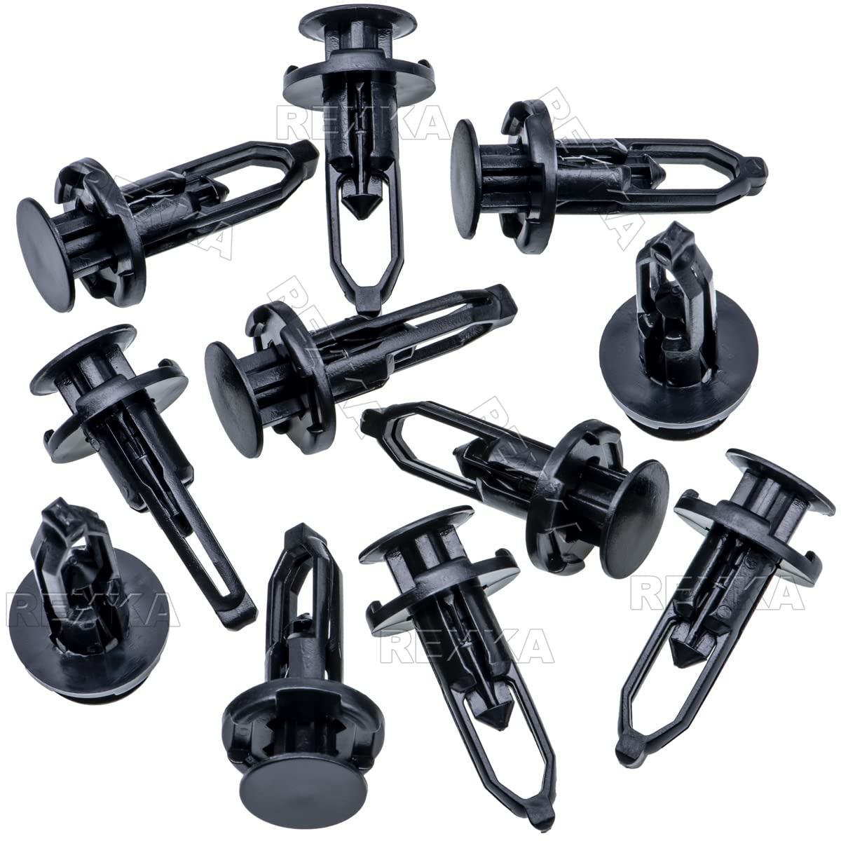 Rexka 10Pcs Fender Liner Bumper Cover Grille Retainer Clips Compatible With Toyota Lexus 52161-16010 52161-02020