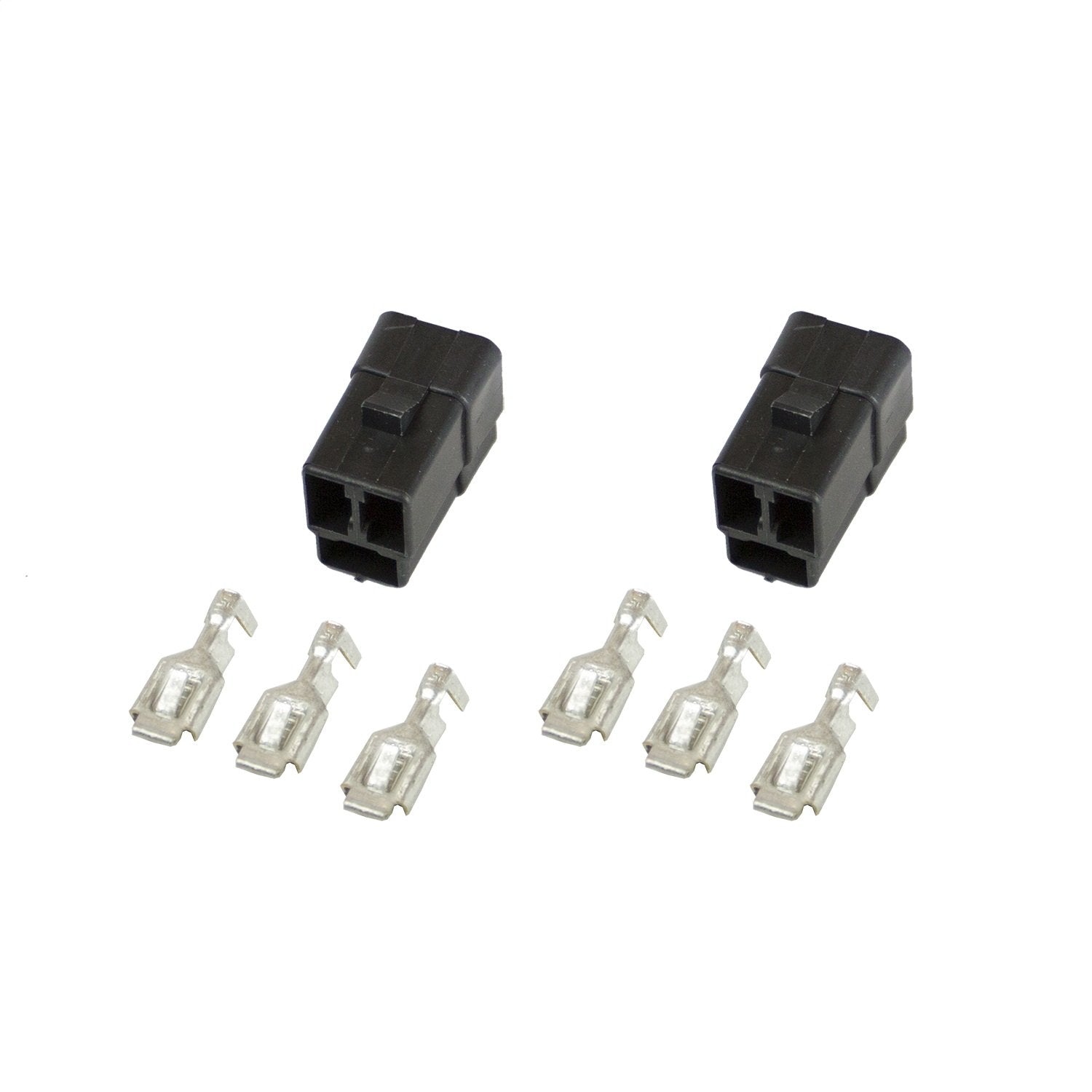 Auto Meter 3298 3-Terminal Wiring Connector For Electric Gauge, (Pack Of 2)