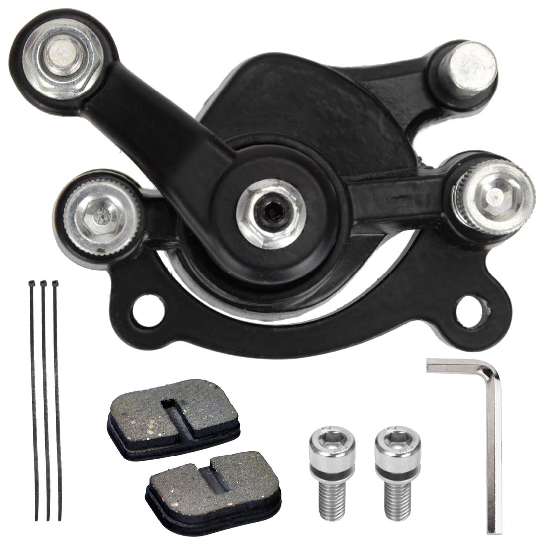 Fvrito Front Disc Brake Caliper And Pad For Mbx10 Mbx11 80Cc Mm-B80 105Cc Mm-B105 Ct100U Cc100X Trail Mini Bike 47 49Cc Mini Atv Gas Scooter Dirt Pocket Bike