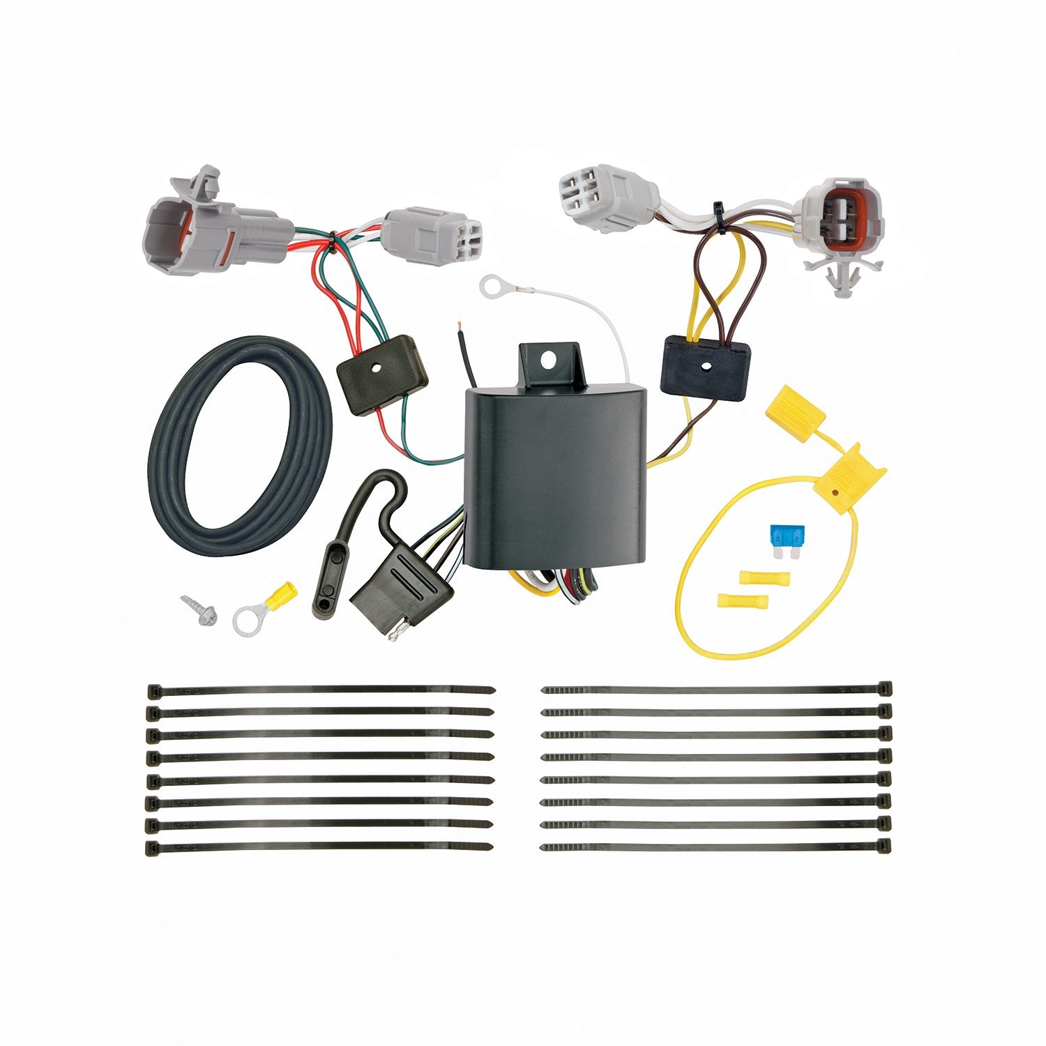 Tekonsha T-One® T-Connector Harness, 4-Way Flat, Compatible With Select Subaru Impreza