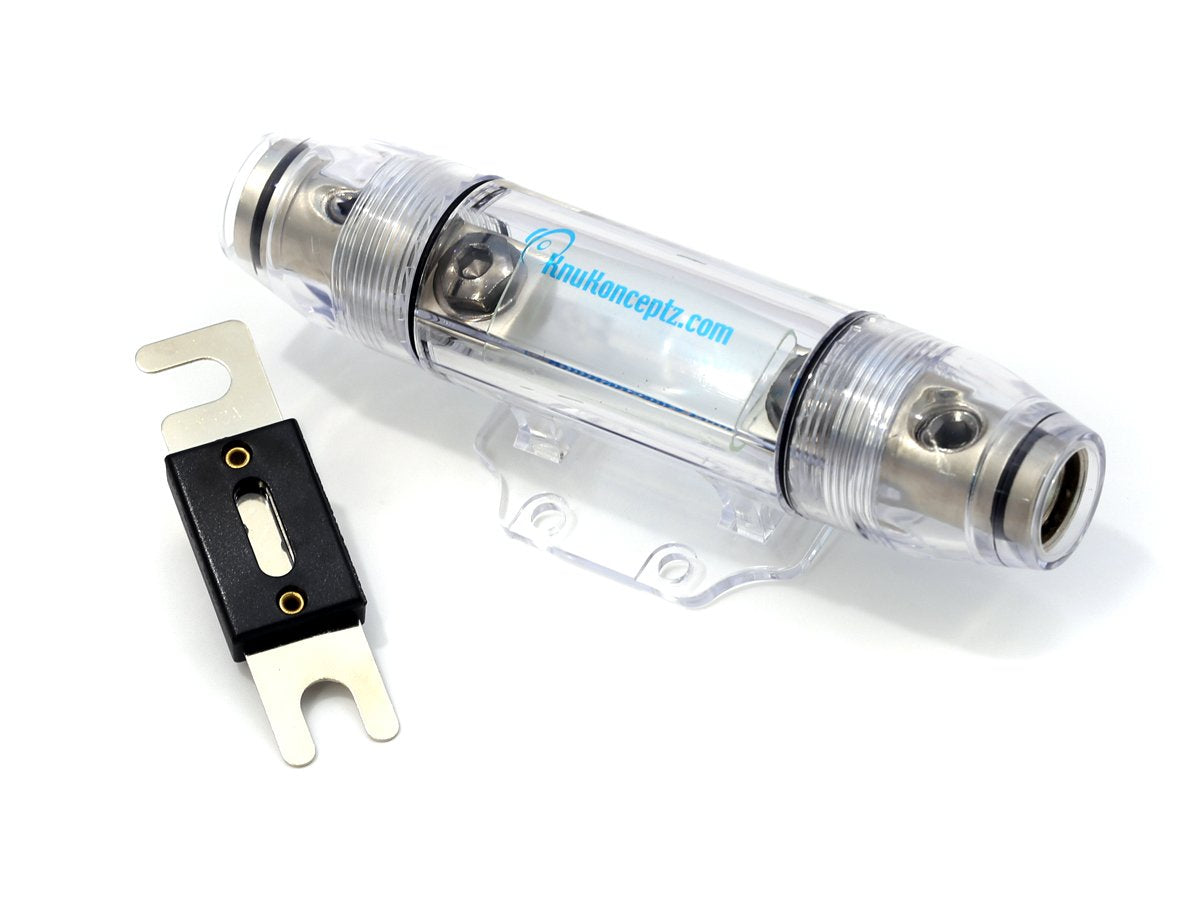 Knukonceptz 0 Gauge In Line Waterproof Anl Fuse Holder With 250A Fuse