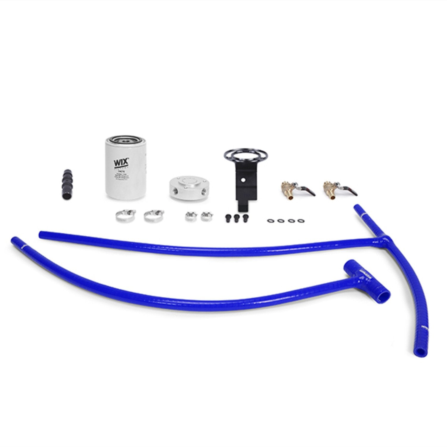 Mishimoto Mmcfk-F2D-03Bl Coolant Filter Kit, Compatible With Ford Powerstroke 6.0L, 2003-2007, Blue