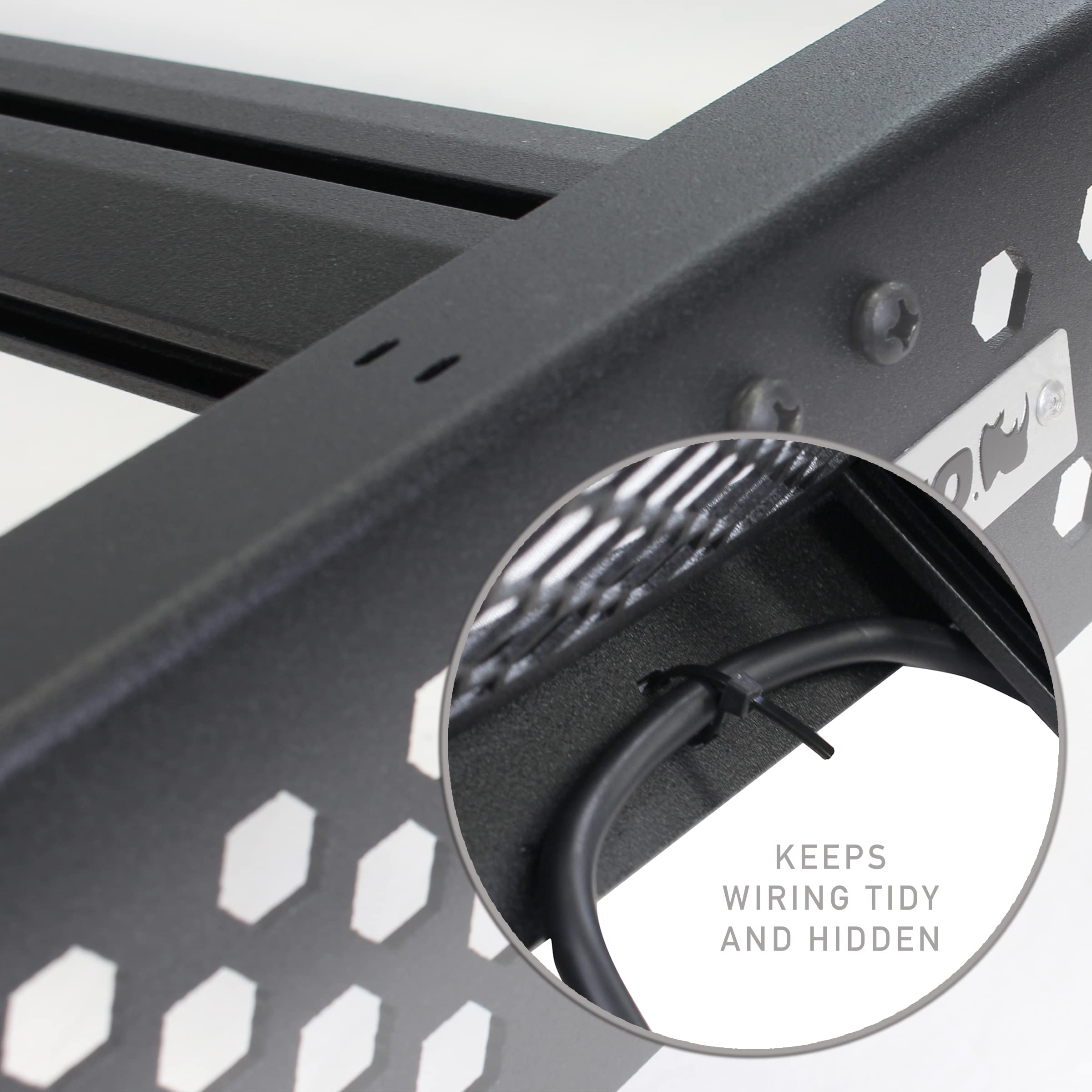 Go Rhino 5933120T Ceros Low Profile Roof Rack - Crewmax Cab Only For Toyota 16-21 Tundra (Crew Cab Pickup)