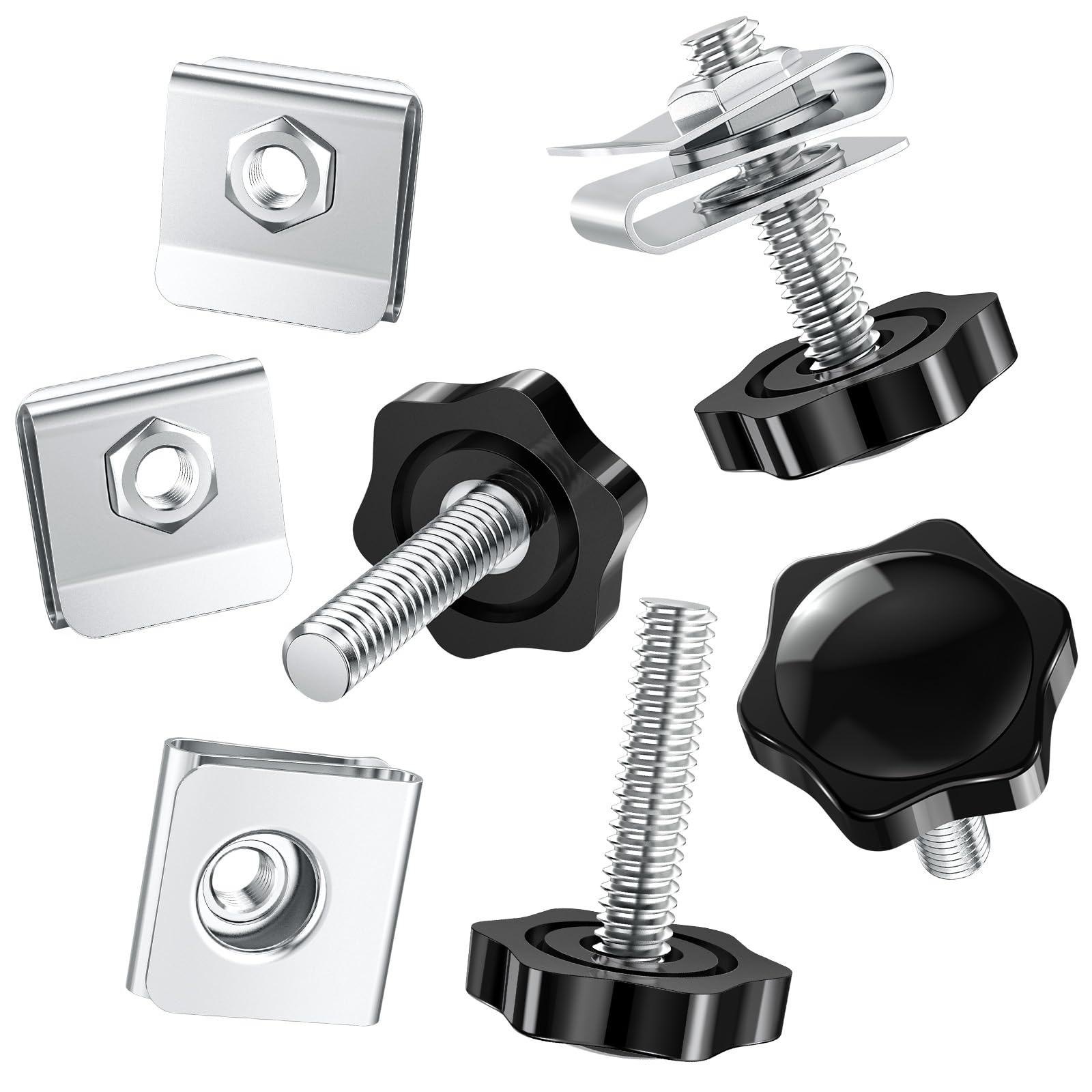 Amazicha Saddlebag Locks Theft Deterrent Saddle Bag Mounting Screw Bolt Black Fit For Harley Davidson Touring Street Glide,Electra Glide, Road Glide, Road King 1988-2024