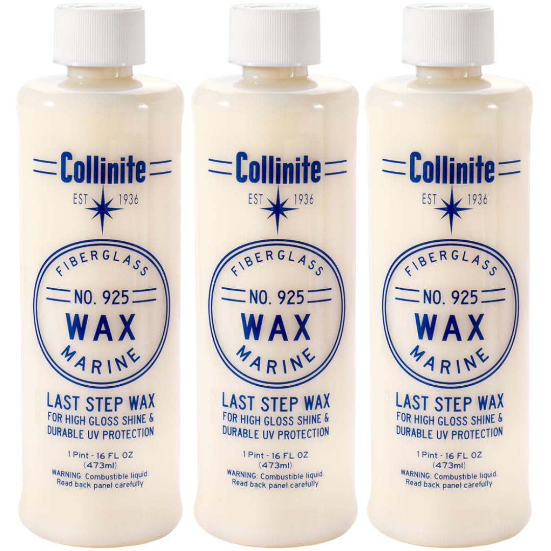 Collinite No. 925 Fiberglass Marine Wax, 16 Fl Oz - 3 Pack