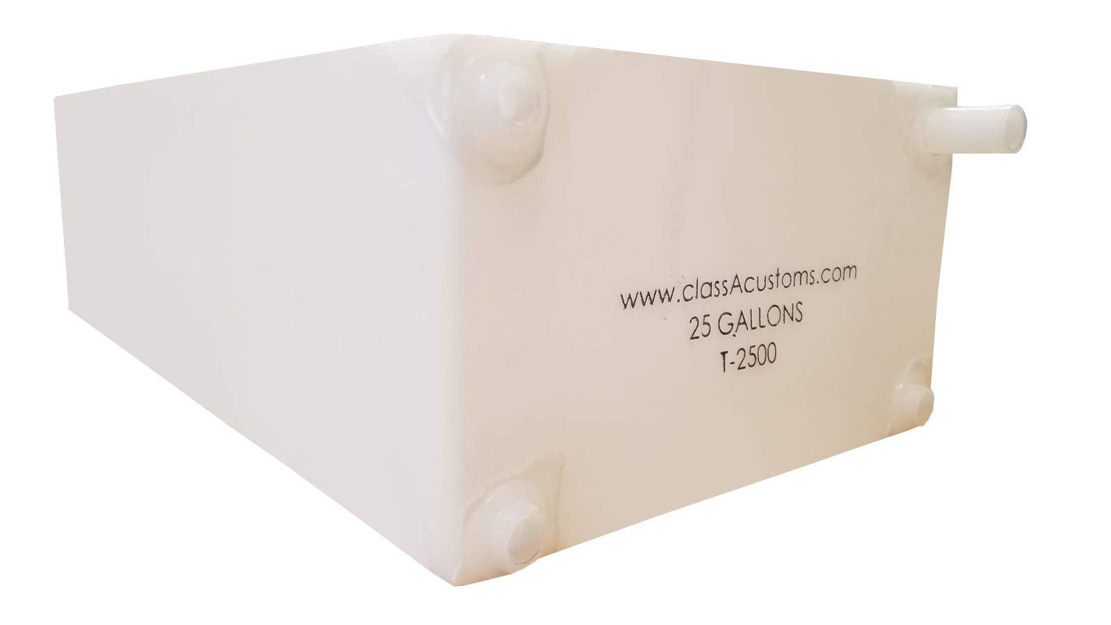 Class A Customs | T-2500-Sp | One (1) Spouted 25 Gallon Rv Fresh And Gray Water Holding Tank Rv Concession